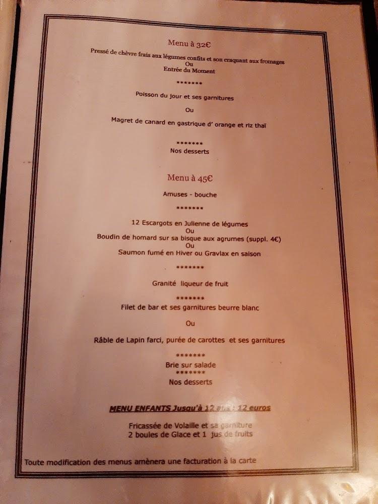 Auberge Fleurie - Menu Image 3