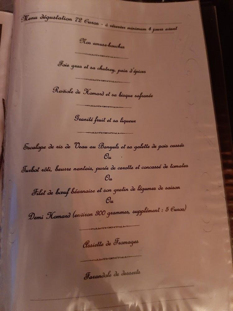 Auberge Fleurie - Menu Image 4